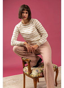 Striped raglan sweater