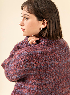 trucker neck sweater
