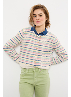Striped cardigan