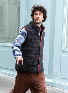 Sleeveless cardigan