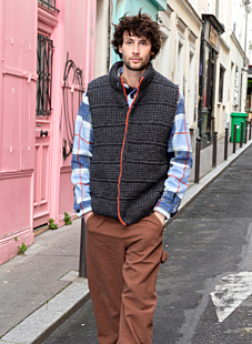 Sleeveless cardigan