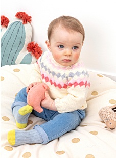 Fairisle raglan sweater