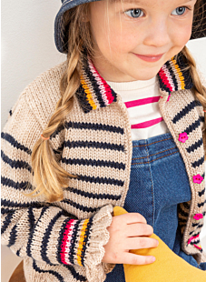Striped cardigan