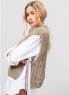 Cable over-sweater