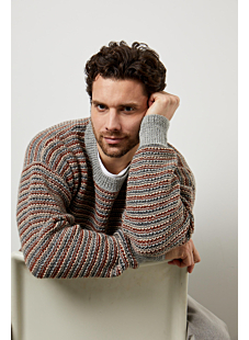 Pattern stitch sweater