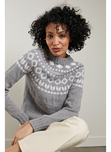 Fairisle yoke sweater