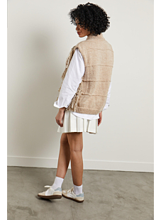 Fringed gilet