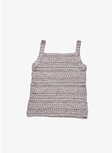 Lacy top with wide straps