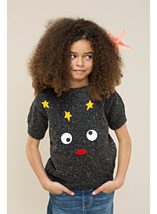 Short sleeve sweater