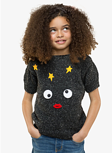 Short sleeve sweater