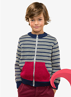Zipped cardigan