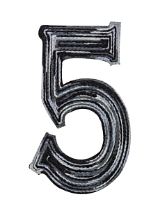 Embroidered felt badge 5