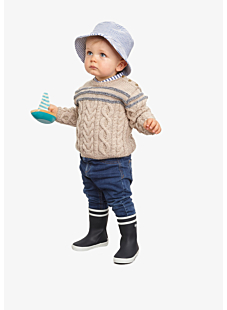 Cable sweater