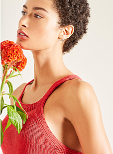 Top with wide straps