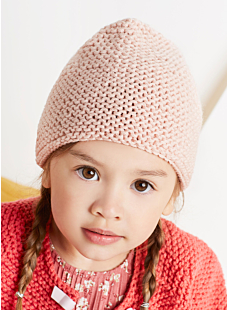 Garter stitch hat