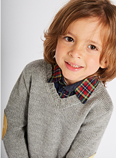 V-neck sweater