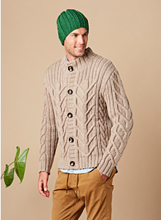 Cable jacket with high neck