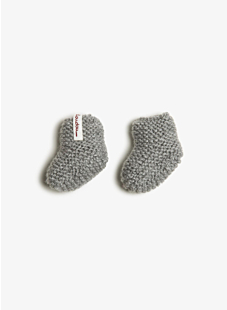 Garter stitch booties