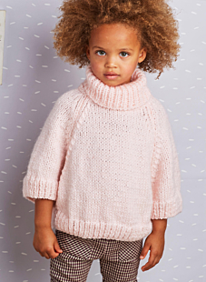 Turtleneck poncho sweater