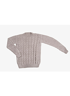 Chunky cable sweater