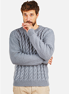 Cable sweater