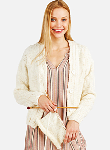 Chunky V neck Cardigan