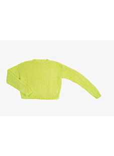 Fluffy cropped sweater