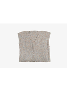 V neck over sweater