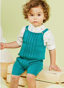 Cable romper suit