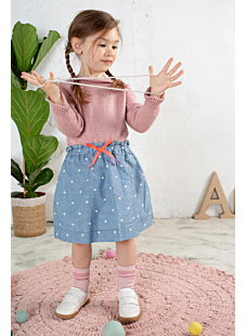 Small ruffle sweater