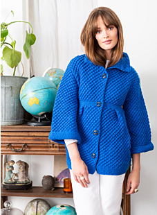 Jacket with kimono sleeves