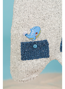 Recycled cotton dungarees with pockets
