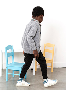 Shaker rib jacket