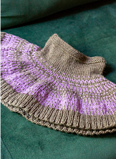 Intarsia cowl