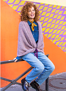 Garter Stitch Wrap