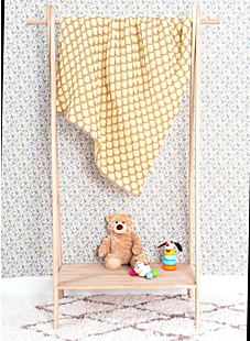 Two-colored blanket 100 x 120 cm (40 x 47 in)