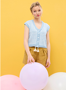 Striped vest