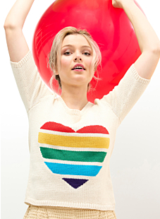 Summer heart sweater