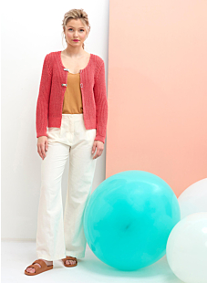 Long sleeve cotton cardigan