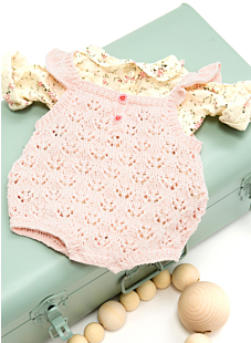 Lace romper suit
