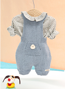 Coton bio dungarees
