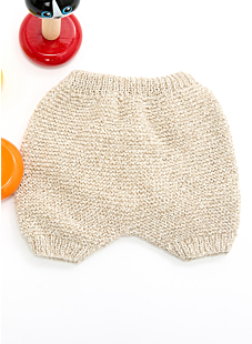 Garter stitch shorts