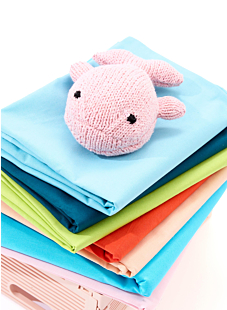 Knit whale softie