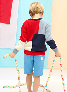 Color block sweater
