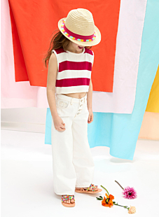 Striped vest
