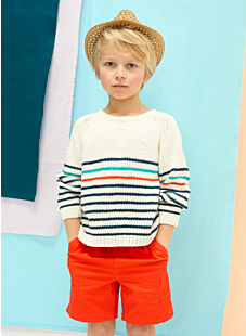 oked striped sweater