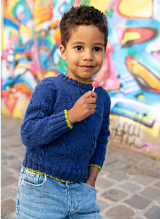 Cabled sweater