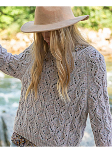 Lacy diamonds sweater
