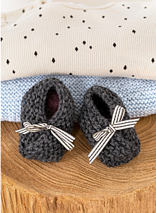 Garter stitch slippers Diane