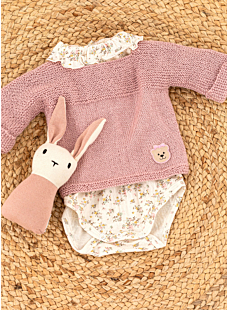 Top in stocking stitch & garter stitch Coline